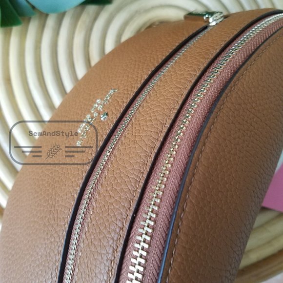 Kate Spade NWT Leila Belt Bag Fanny Pack Warm GingerBread Leather brown - Picture 12 of 12